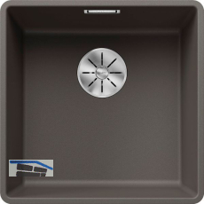 BLANCO fl�chenb�ndige Sp�le Serie Subline 400-F, Vulkangrau