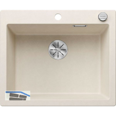 BLANCO Einbausp�le Pleon 6 mit Drehknopfgarnitur, Softwei�