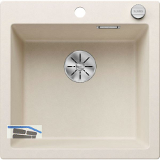 BLANCO Einbausp�le Pleon 5 mit Drehknopfgarnitur, Softwei�
