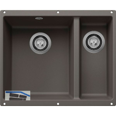 BLANCO Unterbau-Sp�le Rotan 340-160-U, Vulkangrau