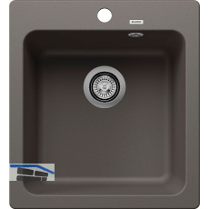 BLANCO Einbausp�le Naya 45 Vulkangrau, reversibel