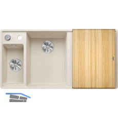 BLANCO fl�chenbdg. Sp�le Axia III 6 S-F inklusive Eschebrett Softwei� TT rechts