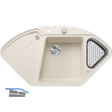 BLANCO fl�chenb�ndige Ecksp�le Delta II-F, Softwei�