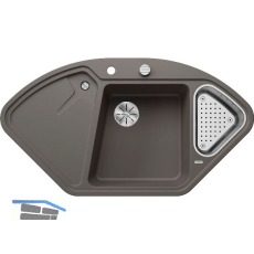 BLANCO Eck-Einbausp�le Delta II Vulkangrau