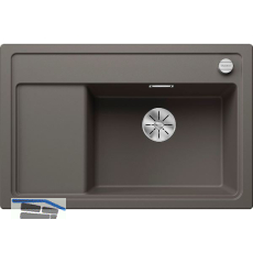 BLANCO Einbausp�le Zenar XL 6 S Compact Vulkangrau, Tropfteil links