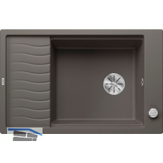 BLANCO Einbausp�le Elon XL 6 S mit InFino und Ablauffernb. Vulkangrau reversibel