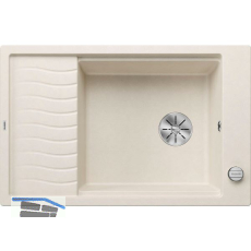 BLANCO Einbausp�le Elon XL 6 S mit InFino und Ablauffernb. Softwei�, reversibel