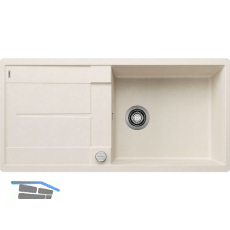 BLANCO fl�chenb�ndige Sp�le Metra XL 6 S-F Softwei�, reversibel