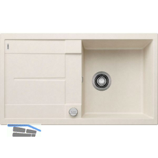 BLANCO Einbausp�le Metra 5 S Softwei� mit Drehknopfgarnitur, reversibel