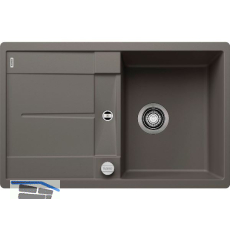 BLANCO fl�chenb�ndige Sp�le Metra 45 S-F Vulkangrau, reversibel