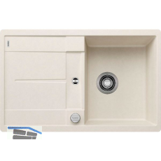 BLANCO fl�chenb�ndige Sp�le Metra 45 S-F Softwei�, reversibel