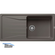 BLANCO Einbausp�le Sona XL 6 S Vulkangrau, reversibel