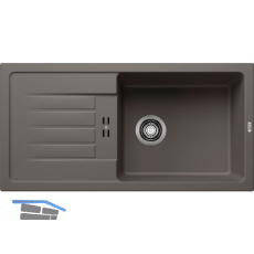 BLANCO Einbausp�le Favum XL 6 S Vulkangrau, reversibel