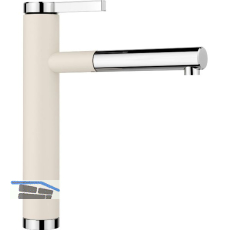 BLANCO K�chenarmatur Linee-S 526957 druckfest Softwei�/Chrom