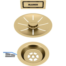 BLANCO Ab-und �berlaufset Satin Gold