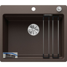 BLANCO fl�chenb�ndige Sp�le Etagon 6-F mit Ablauffernbedienung, Cafe