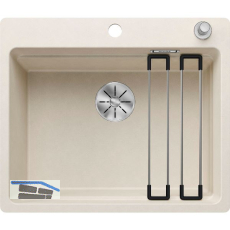 BLANCO fl�chenb�ndige Sp�le Etagon 6-F mit Ablauffernbedienung, Softwei�