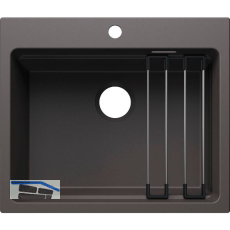 BLANCO Sp�le Etagon 6 for Coloured Components, Felsgrau