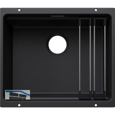 BLANCO Sp�le Etagon 500-U for Coloured Components, Schwarz