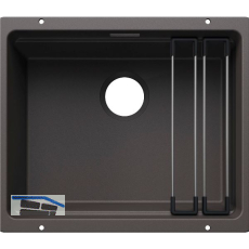 BLANCO Sp�le Etagon 500-U for Coloured Components, Felsgrau