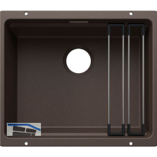 BLANCO Sp�le Etagon 500-U for Coloured Components, Cafe