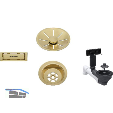 BLANCO Ab-und �berlaufset InFino f�r Color Unit Satin Gold