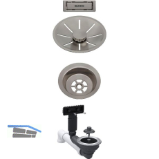 BLANCO Ab-und �berlaufset InFino f�r Color Unit Satin Platinum