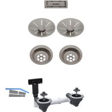 BLANCO 2x Ab-und �berlaufset InFino f�r Color Unit Satin Platinum