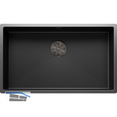 BLANCO Unterbau-Sp�le Claron 700-U Edelstahl Darksteel