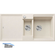 BLANCO Einbausp�le Adira 6 S mit Drehknopfgarnitur Softwei�