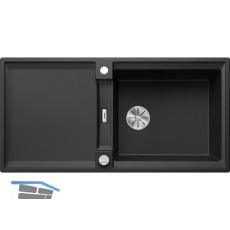 BLANCO Einbausp�le Adira XL 6 S mit Drehknopfgarnitur Anthrazit