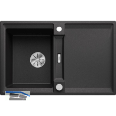 BLANCO Einbausp�le Adira 45 S mit Drehknopfgarnitur Anthrazit