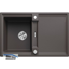 BLANCO Einbausp�le Adira 45 S mit Drehknopfgarnitur Felsgrau