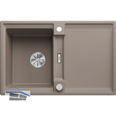 BLANCO Einbausp�le Adira 45 S mit Drehknopfgarnitur Tartufo