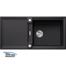 BLANCO fl�chenb�ndige Sp�le Adira XL 6 S-F, Schwarz