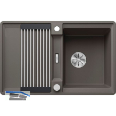 BLANCO fl�chenb�ndige Sp�le Adira 45 S-F, Vulkangrau