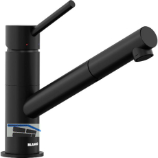 BLANCO K�chenarmatur Kano-S drucklos, Schwarz matt