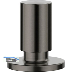 BLANCO Zugknopf rund Satin Darksteel