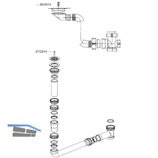 BLANCO Ab- und �berlaufventil 1 x 1,5'' 212946