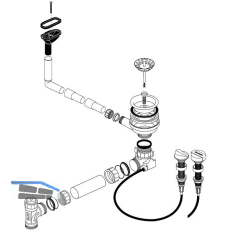 BLANCO Ab- und �berlaufgarnitur 1 x 3,5'' 226898