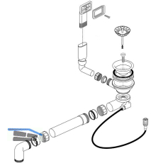 BLANCO Ab- und �berlaufgarnitur 1 x 3,5'' 227476