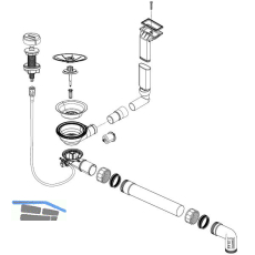 BLANCO Ab- und �berlaufgarnitur 1 x 3,5'' 234070