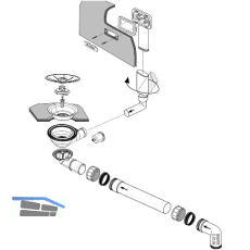 BLANCO Ab- und �berlaufgarnitur 1 x 3,5'' 234073