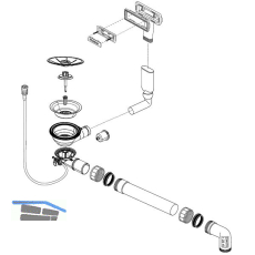 BLANCO Ab- und �berlaufgarnitur 1 x 3,5'' 234078