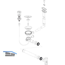 BLANCO Ab- und �berlaufgarnitur 1 x 3,5'' 234081