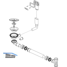 BLANCO Ab- und �berlaufgarnitur 1 x 3,5'' 234455