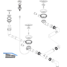 BLANCO Ab- und �berlaufgarnitur 1 x 3,5'' 234483