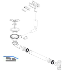 BLANCO Ab- und �berlaufgarnitur 1 x 3,5'' 234486