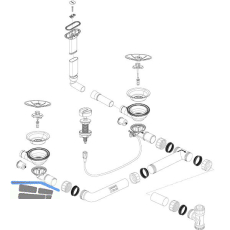 BLANCO Ab- und �berlaufgarnitur 2 x 3,5'' 234493