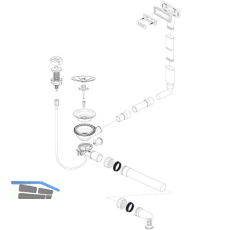 BLANCO Ab- und �berlaufgarnitur 1 x 3,5'' 236262